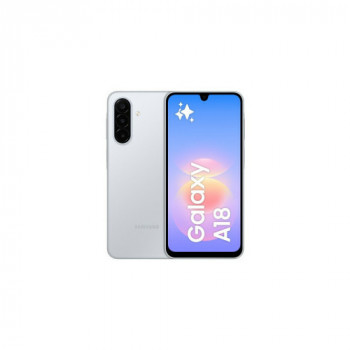 Samsung A18 4G älypuhelin, Dual SIM, 8 GB RAM, 256 GB, hopea, OEM