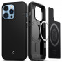 Spigen Mag Armor SPN1735BLK suojakuori Apple iPhone 13 Pro -puhelimelle, MagSafe, mattamusta