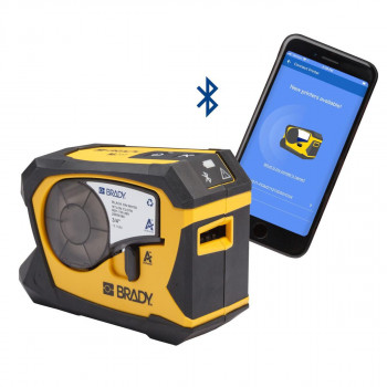 Brady M211 mobiili lämpösiirtotarratulostin, 203 dpi, Bluetooth, enintään 19,05 mm leveä, EU-UK-US-versio (170381)