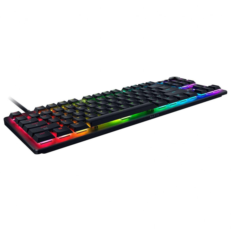 Razer Huntsman V3 Pro Low-Profile TKL -pelinäppäimistö, analogiset kytkimet, DE (ISO) -asettelu, musta