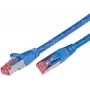 Wirewin Cat6 S/FTP RJ45 -patch-kaapeli, LSZH, elinikäinen takuu, sininen (PKW-PIMF-KAT6 15.0 BL)