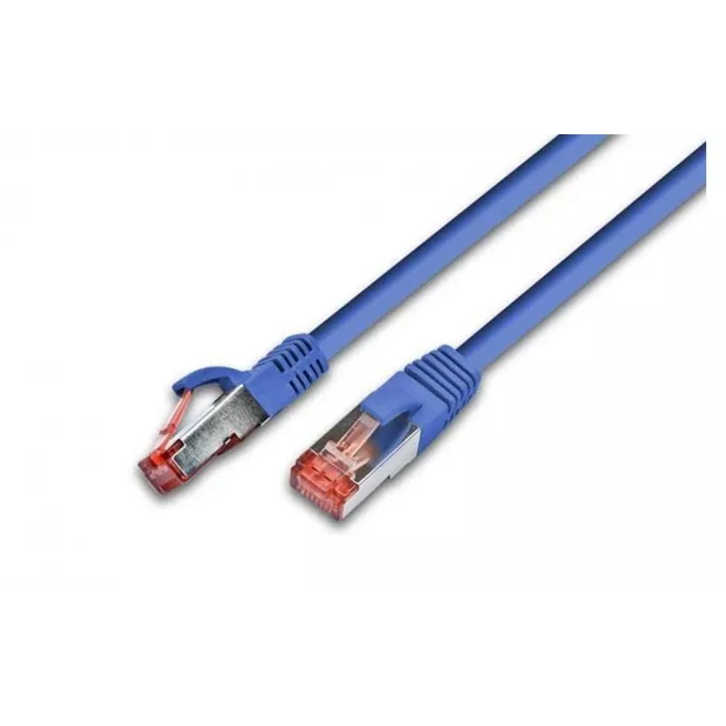 Wirewin Cat6 S/FTP RJ45 -patch-kaapeli, LSZH, elinikäinen takuu, sininen (PKW-PIMF-KAT6 15.0 BL)