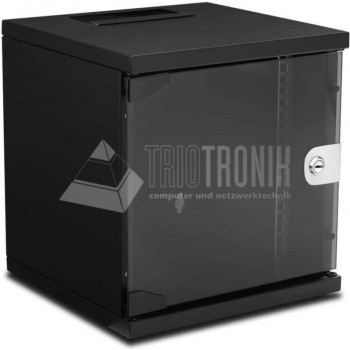 Wirewin WCAB 10 312X300X9U BL seinäasenteinen palvelinkaappi, 9U, musta
