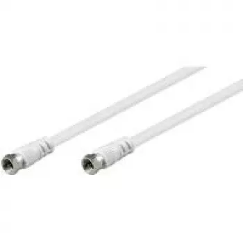 Wentronic Goobay 27031 SAT-liitäntäkaapeli, 1,5 m, F-liitin–F-liitin, valkoinen
