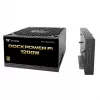 Thermaltake Dockpower FI 1200W tietokoneen virtalähde, 80 PLUS Gold, ATX 3.1, musta