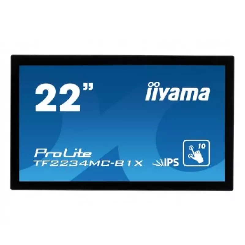 iiyama TF2234MC-B1X 21,5″ (55,9 cm) monikosketusnäyttö, 16:9, DVI