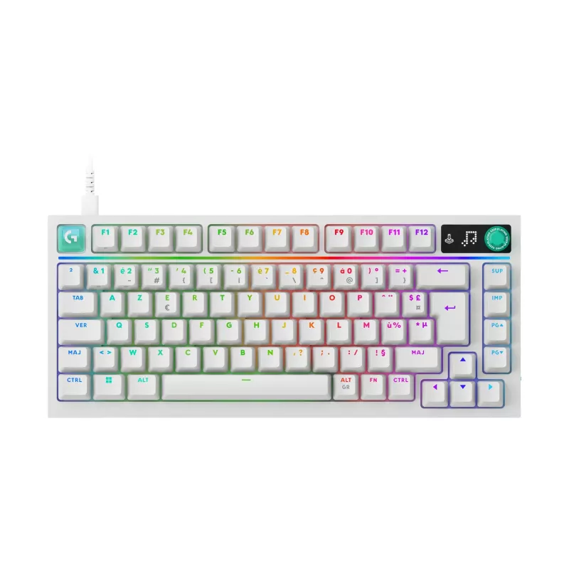 Logitech G316 X 75 näppäimistö, 920-014315, valkoinen, FR