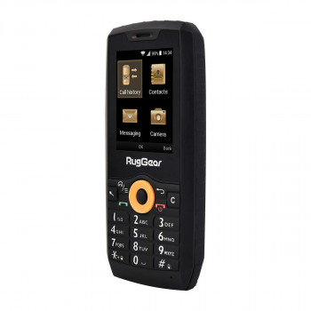 RugGear RG150 kestävä peruspuhelin, Dual SIM, musta