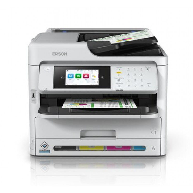 Epson WorkForce Pro WF-C5890DWF mustesuihkumonitoimitulostin, A4, 34 ppm, USB, LAN, Wi-Fi