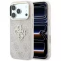 Guess GUE005506 4G & Big Strass Logo -suojakotelo iPhone 18 Pro Max / 17 Pro Max -puhelimelle, vaaleanpunainen