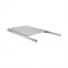 EFB Elektronik 691651NAGR.68 19″ 1U ulosvedettävä hylly, asennussyvyys 378–612 mm, 30 kg, RAL 7035