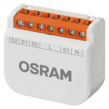 Osram SMART+ WiFi-kytkinmoduuli, 2 kanavaa, valkoinen
