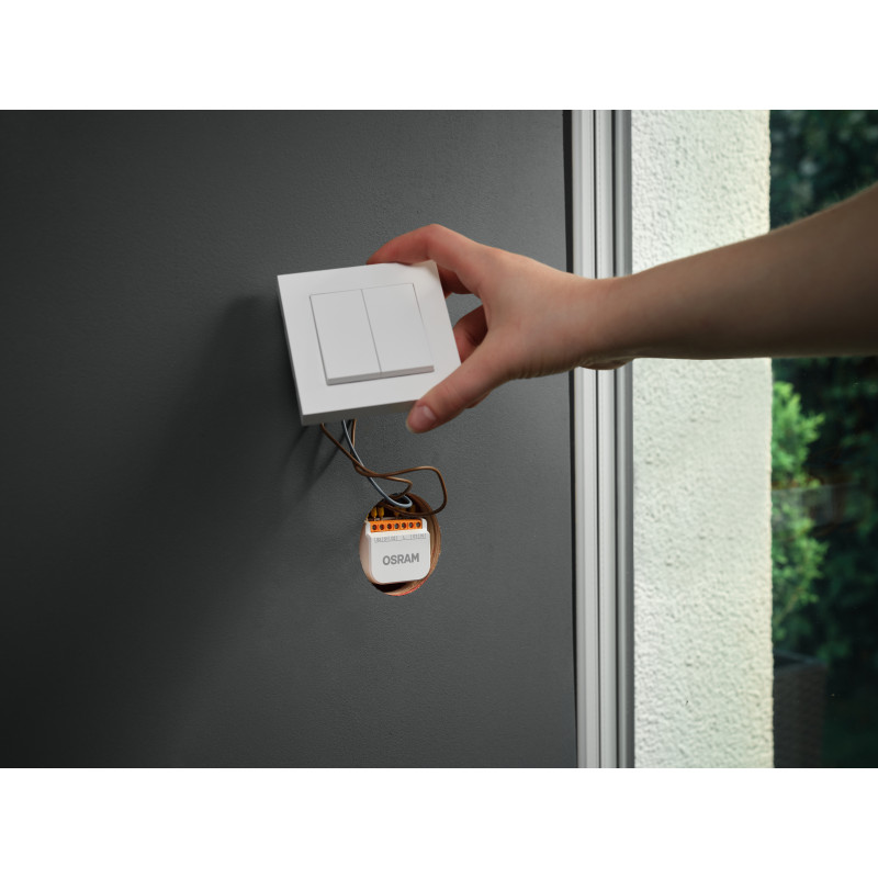 Osram SMART+ WiFi-kytkinmoduuli, 2 kanavaa, valkoinen