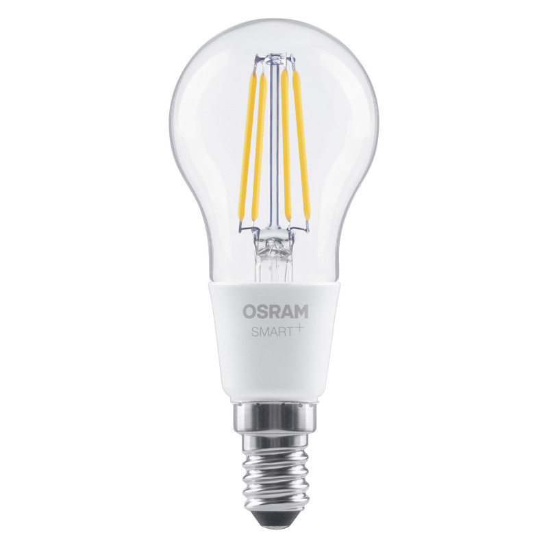 Osram SMART+ Matter Filament Classic P40 827 älylamppu, himmennettävä, E14, 4 W, lämmin valkoinen, Wi-Fi