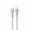 Tellur silikoninen Type-C – Lightning-kaapeli, PD 30 W, 1 m, violetti