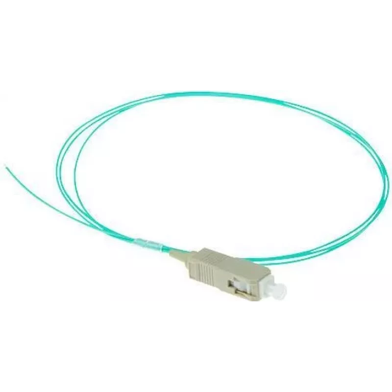 ACT RL8695 SC-pigtail-valokuitukaapeli, 1 m, OM3, LSZH, aqua