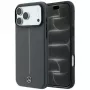 Mercedes Leather Semi Wrap with Iconic Line MagSafe -suojakuori iPhone 18 Pro Max / 17 Pro Max -puhelimille, antrasiitti
