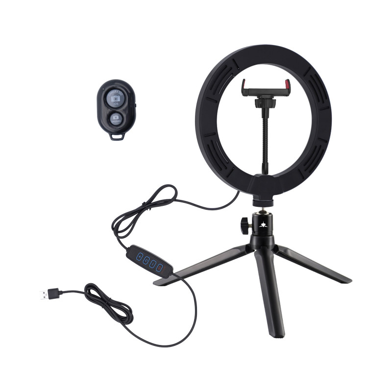 White Shark RL-08 MOONLIGHT-2 LED-rengasvalo, 21 cm