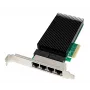 ALLNET ALL0145-4-2.5G-TX PCIe x4 neliporttinen 2,5 gigabitin palvelinverkkosovitin, kupari RJ45