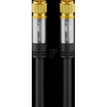 Wentronic 70661 antenniliitäntäkaapeli, F, 135 dB, 4x suojattu, 1 m