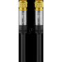 Wentronic 70661 antenniliitäntäkaapeli, F, 135 dB, 4x suojattu, 1 m