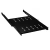 EFB Elektronik 691651NATS.68 19″ 1U ulosvedettävä hylly, asennussyvyys 378–612 mm, 30 kg, ST600+800, RAL9005