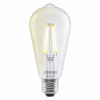 Osram SMART+ MATTER Dimmable Classic Edison 60 827 E27 älylamppu, 6 W, lämmin valkoinen, Wi-Fi