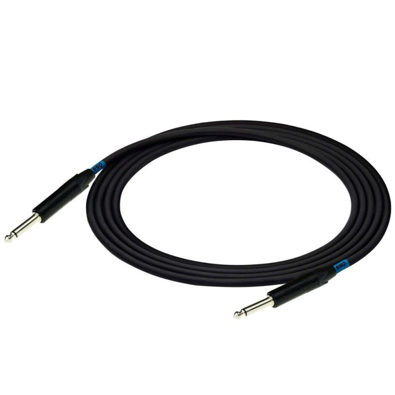 SSQ JMPJMP2 Pro äänikaapeli, 6,3 mm mono-jack – 6,3 mm mono-jack Neutrik-liittimillä, 2 m