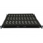 Alantec SA-PW-19-1U-370-4-C 19″ 1U ulosvedettävä palvelinkaapin hylly, syvyys 370 mm, 4 kiinnityspistettä, musta