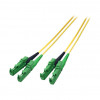 EFB Elektronik O0933.15 duplex-kuiturinkkikaapeli E2000/APC-E2000/APC, OS2, 15 m, LSZH, keltainen