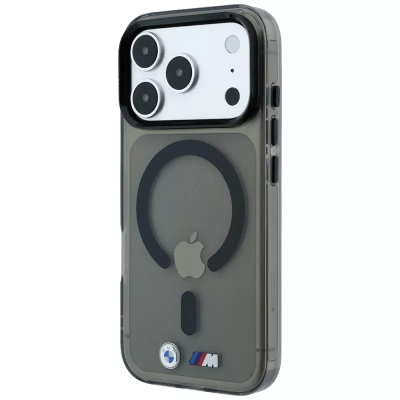 BMW BMW001323 suojakotelo iPhone 18 Pro Max / 17 Pro Max, M IML Glossy Metal Logo & Trims, MagSafe, musta