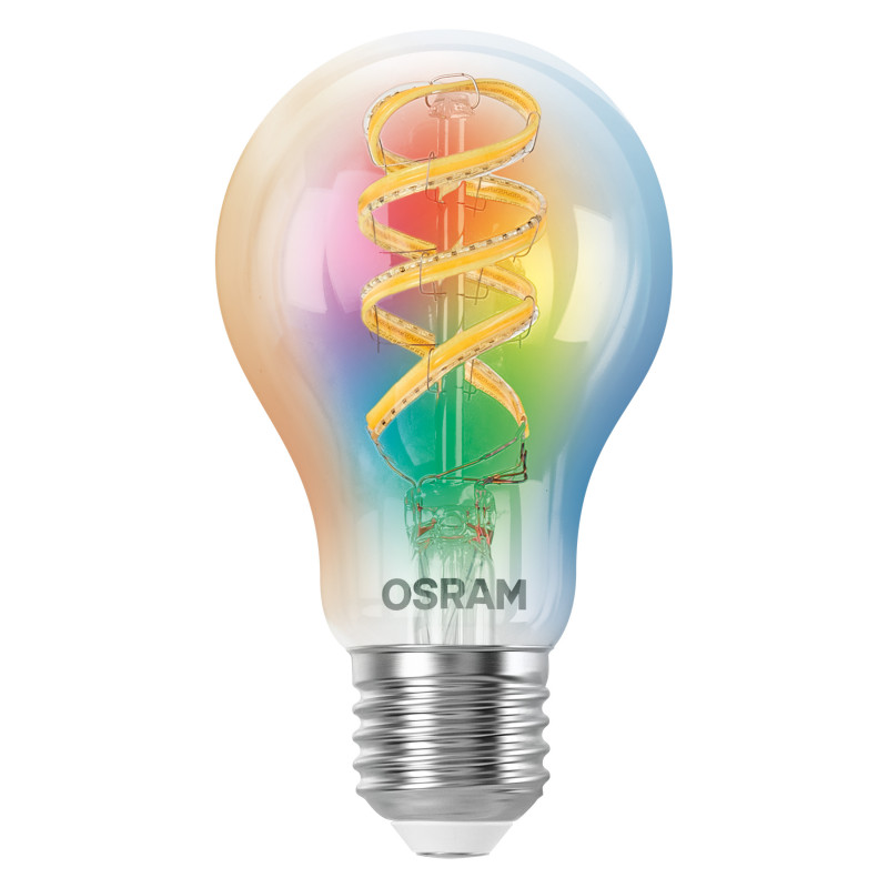 Osram SMART+ MATTER Filament Multicolor Classic A40 älylamppu, E27, 4,8 W, RGBW, Wi-Fi