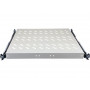Alantec SA-PW-19-1U-370-4-S 19" 1U ulosvedettävä hylly palvelinkaapille, syvyys 370 mm, harmaa