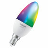 Osram SMART+ MATTER Multicolor Classic B40 älylamppu, E14, 4,9 W, RGBW, Wi-Fi