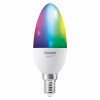 Osram SMART+ MATTER Multicolor Classic B40 älylamppu, E14, 4,9 W, RGBW, Wi-Fi