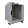 IT-BUDGET SRK 19 tuuman verkkokaappi 90ITB19SRK1266GGN, 12U, 600x600 mm, vaaleanharmaa