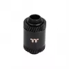 Thermaltake Pacific SF jatkoliitin uros–uros CL-W391-CU00MK-A, 30 mm, mattamusta, DIY LCS