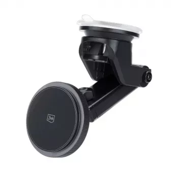 3mk MagCharger 15 W puhelinteline autoon langattomalla latauksella, musta
