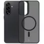 3mk Hardy Hazy MagCase suojakuori Samsung Galaxy A17/A18 4G/5G:lle, musta