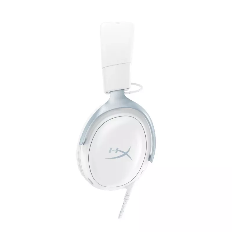 HyperX Cloud III -pelikuulokkeet, valkoinen-sininen, DF7F1AA