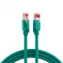 EFB Elektronik K8053.40 Cat.6A S/FTP LSZH RJ45-kytkentäkaapeli, 40 m, vihreä