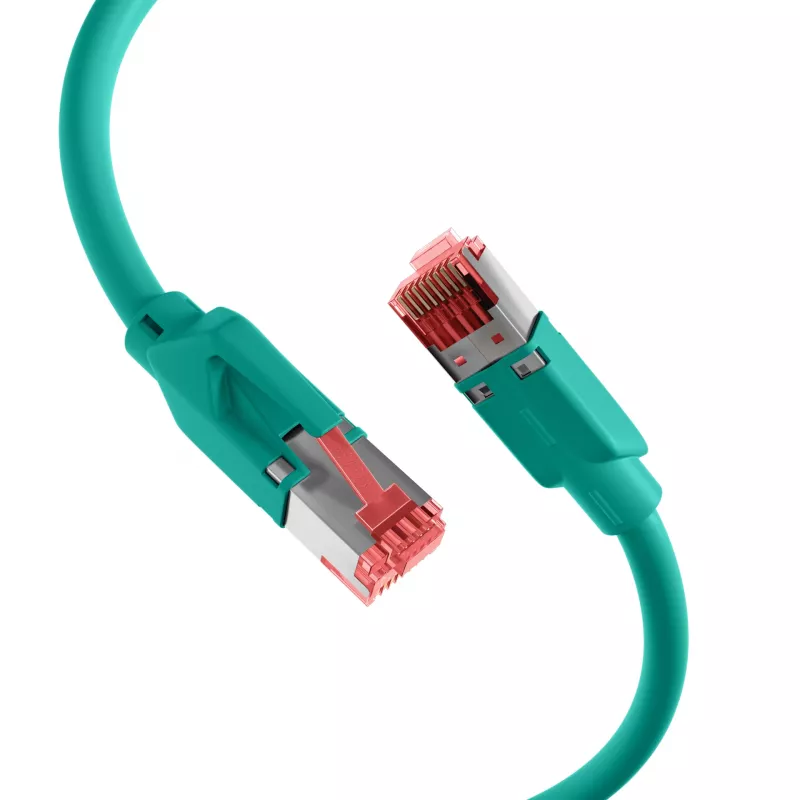 EFB Elektronik K8053.40 Cat.6A S/FTP LSZH RJ45-kytkentäkaapeli, 40 m, vihreä