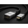 celexon Mini HDMI M/F -sovitin Ethernet-tuella, 2.0a/b, 4K, Professional