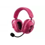 Logitech G PRO X3 LIGHTSPEED langattomat pelikuulokkeet, 2,4 GHz, magenta