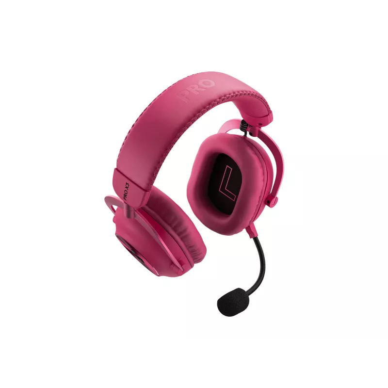 Logitech G PRO X3 LIGHTSPEED langattomat pelikuulokkeet, 2,4 GHz, magenta