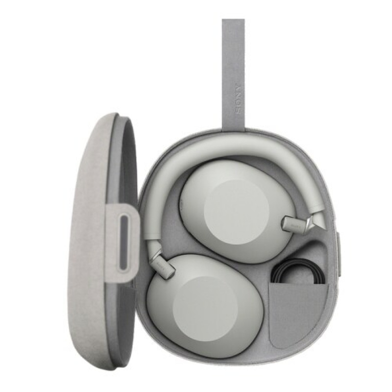 Sony WH-1000XM6 langattomat melua vaimentavat kuulokkeet, Bluetooth, platinahopea, vaurioitunut pakkaus