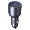 Ugreen EC705 autolaturi, USB + 2x USB-C, 130 W, 1 m 5 A:n kaapelilla