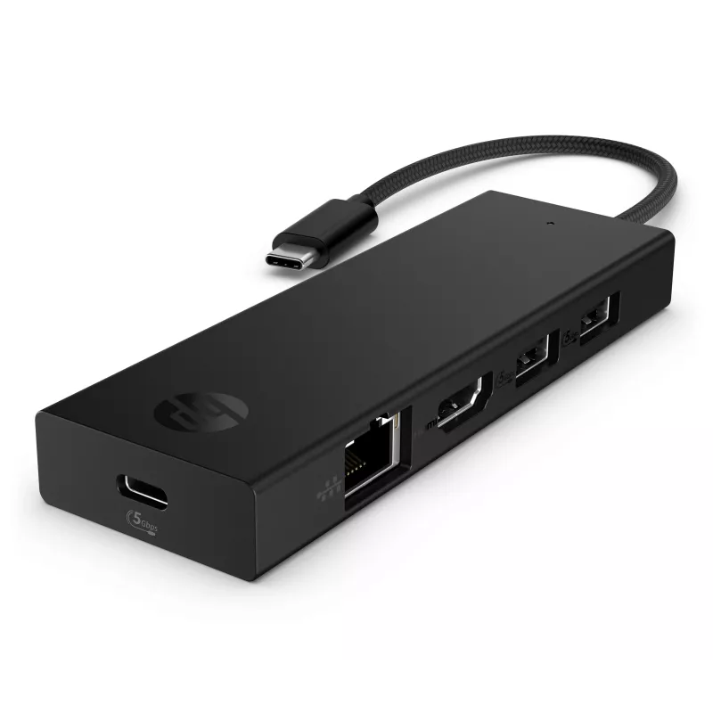 HP kannettava USB-C 4K HDMI -keskitin (BR1U3AA#ABB)