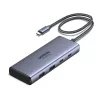 Ugreen CM498 USB-keskitin, 1x USB-C PD, 2x USB-C, 2x USB-A 3.2 Gen2 (45379)