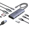 Ugreen CM498 USB-keskitin, 1x USB-C PD, 2x USB-C, 2x USB-A 3.2 Gen2 (45379)